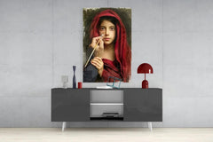 Portrait Glass Wall Art - LUXARTDECO
