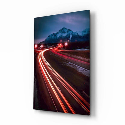Road Glass Wall Art - LUXARTDECO