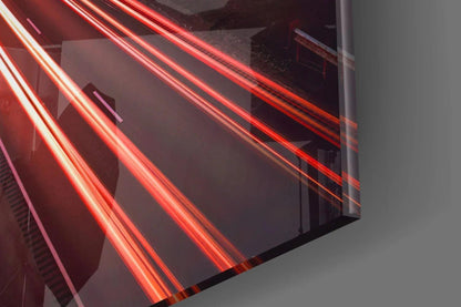 Road Glass Wall Art - LUXARTDECO