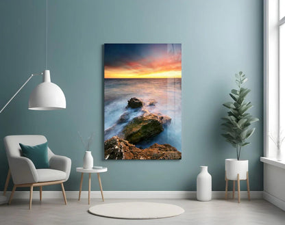 Sunset Glass Wall Art - LUXARTDECO