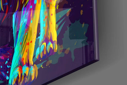 Lion Glass Wall Art - LUXARTDECO