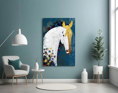 Horse Glass Wall Art - LUXARTDECO