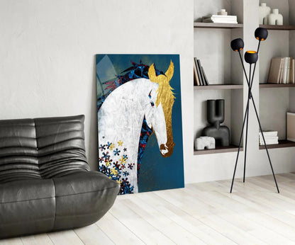 Horse Glass Wall Art - LUXARTDECO