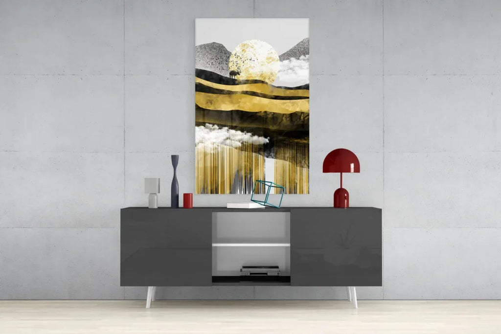 Abstract Glass Wall Art - LUXARTDECO