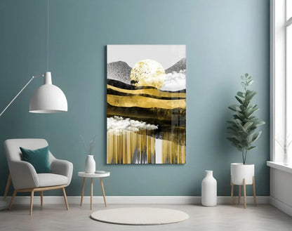 Abstract Glass Wall Art - LUXARTDECO