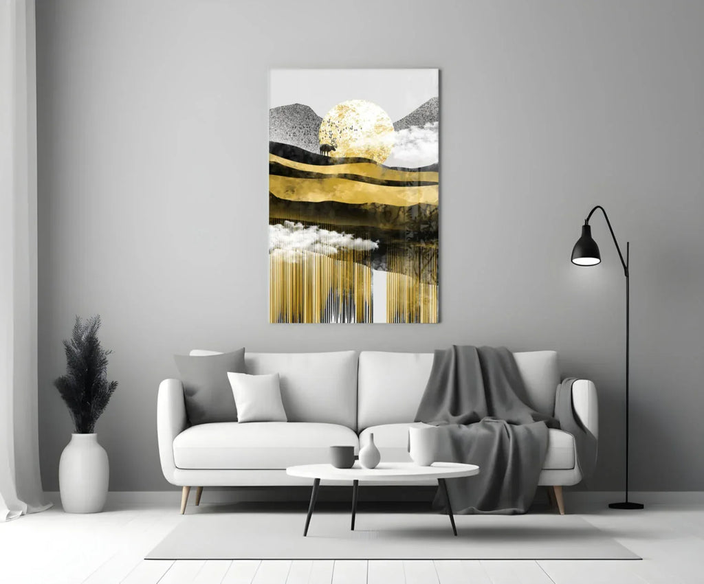 Abstract Glass Wall Art - LUXARTDECO