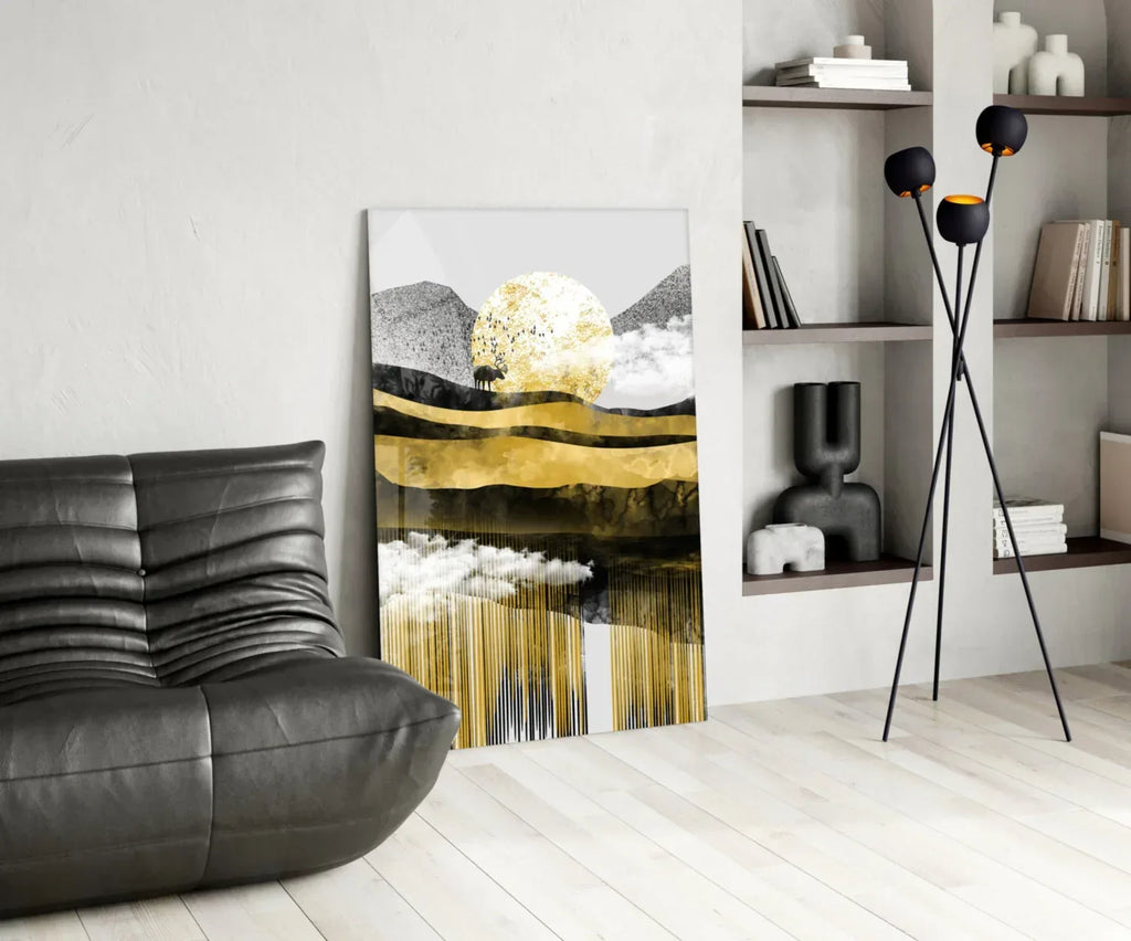 Abstract Glass Wall Art - LUXARTDECO