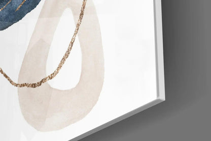 Abstract Shapes Glass Wall Art - LUXARTDECO