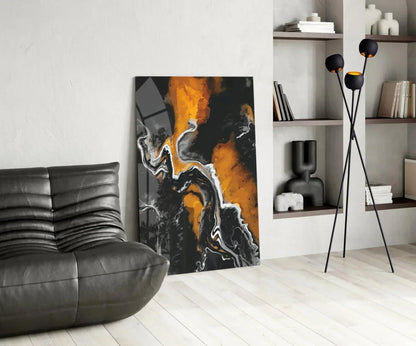 Abstract Glass Wall Art - LUXARTDECO