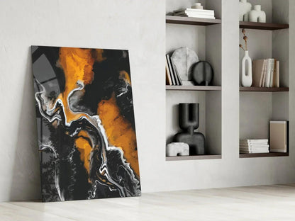 Abstract Glass Wall Art - LUXARTDECO