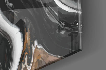 Abstract Glass Wall Art - LUXARTDECO