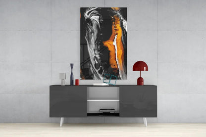 Abstract Glass Wall Art - LUXARTDECO