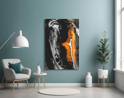 Abstract Glass Wall Art - LUXARTDECO