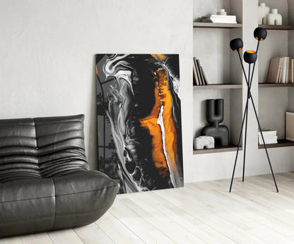 Abstract Glass Wall Art - LUXARTDECO