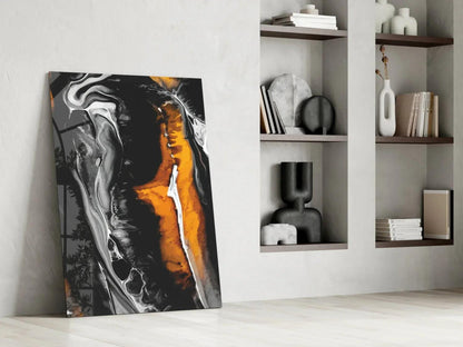 Abstract Glass Wall Art - LUXARTDECO