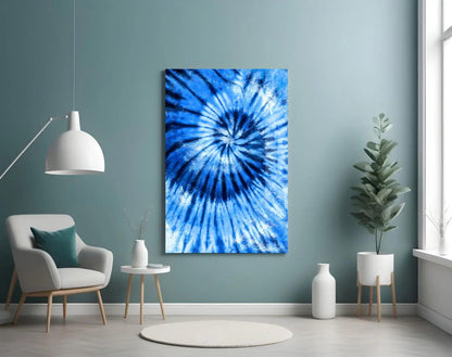 Blue Mosaic Glass Wall Art - LUXARTDECO