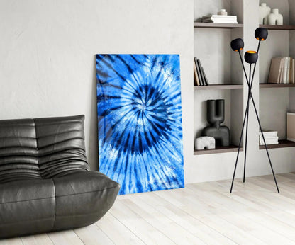 Blue Mosaic Glass Wall Art - LUXARTDECO