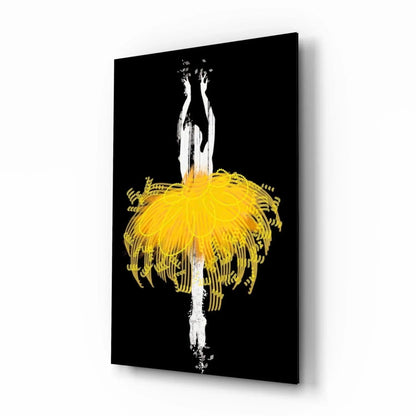Ballerina Glass Wall Art - LUXARTDECO