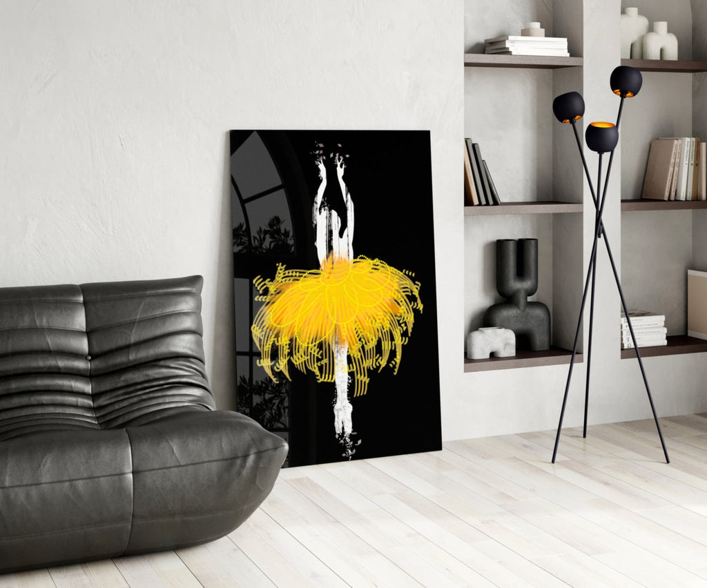Ballerina Glass Wall Art