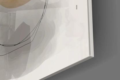 Abstract Shapes Glass Wall Art - LUXARTDECO