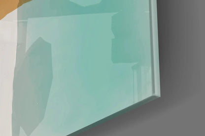 Abstract Shapes Glass Wall Art - LUXARTDECO