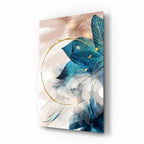 Abstract Flower Glass Wall Art - LUXARTDECO