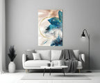 Abstract Flower Glass Wall Art - LUXARTDECO
