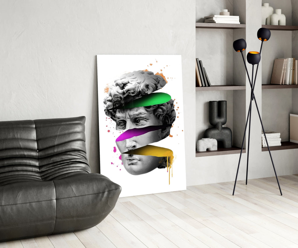 Sculpture Glass Wall Art