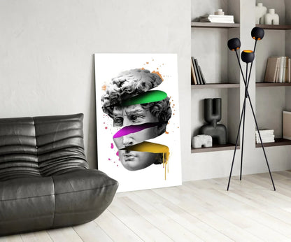 Sculpture Glass Wall Art - LUXARTDECO