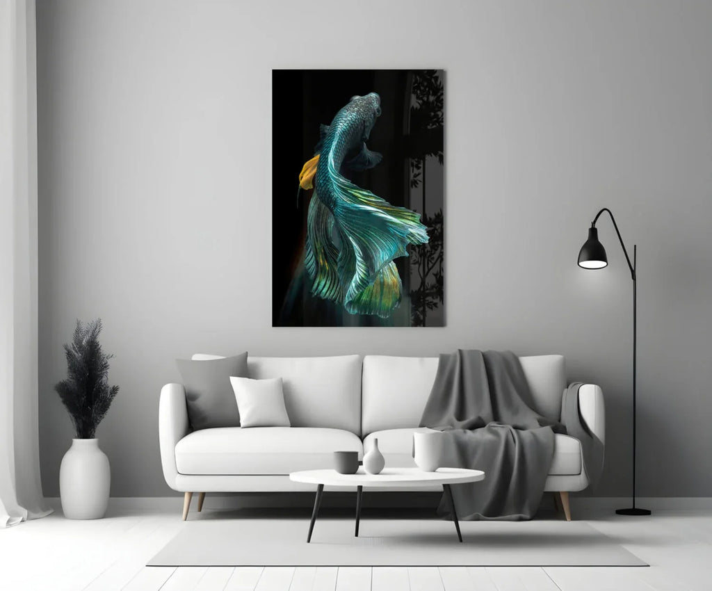 Fish Glass Wall Art - LUXARTDECO
