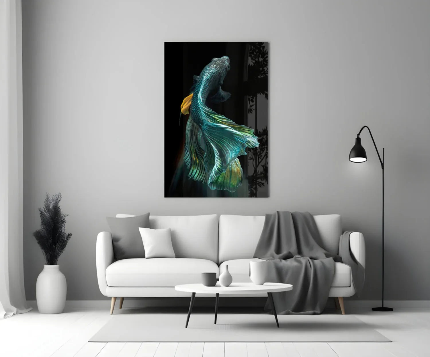 Fish Glass Wall Art - LUXARTDECO