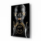 Just Do It Glass Wall Art