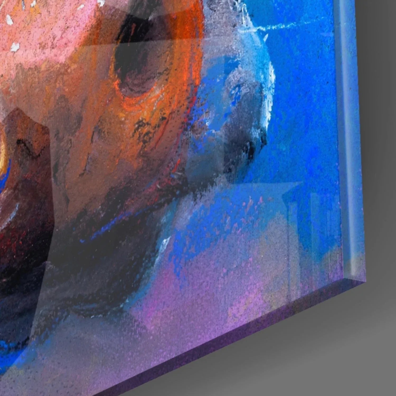 Cow Glass Wall Art - LUXARTDECO