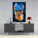 Deer Glass Wall Art - LUXARTDECO