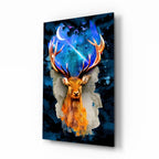 Deer Glass Wall Art - LUXARTDECO