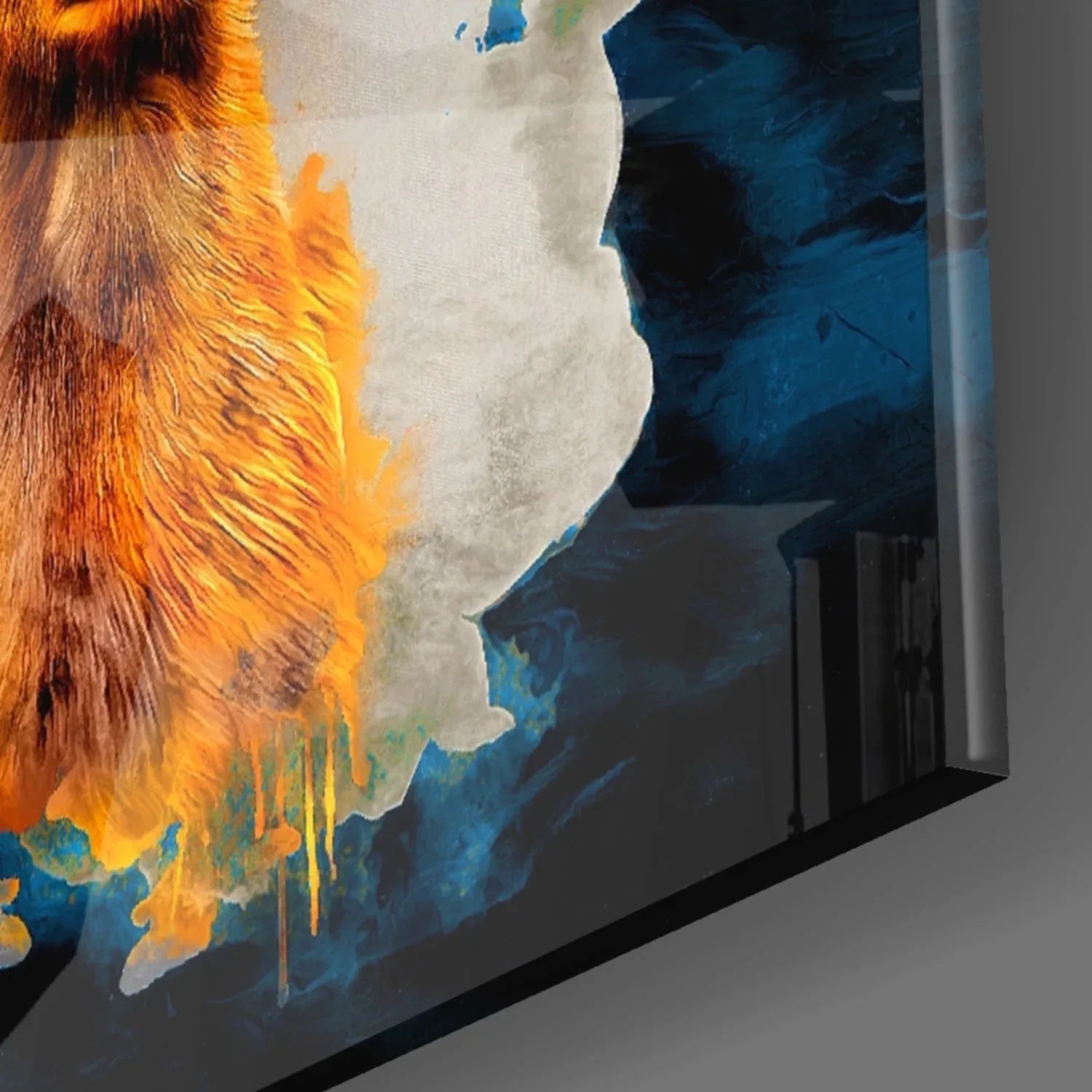 Deer Glass Wall Art - LUXARTDECO