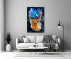 Deer Glass Wall Art - LUXARTDECO