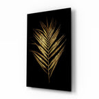 Feather Glass Wall Art