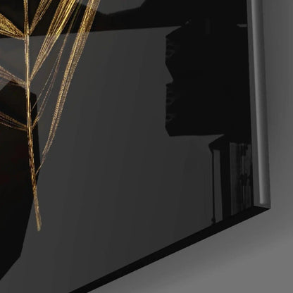 Feather Glass Wall Art - LUXARTDECO