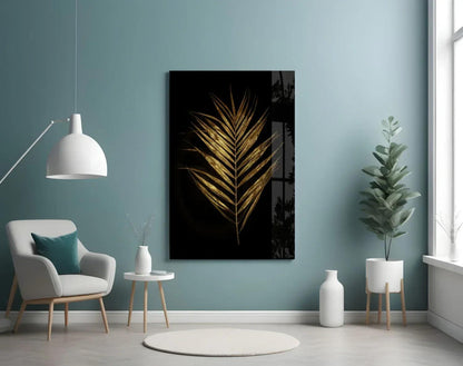 Feather Glass Wall Art - LUXARTDECO