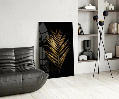 Feather Glass Wall Art - LUXARTDECO