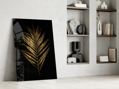 Feather Glass Wall Art - LUXARTDECO