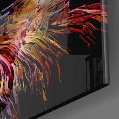 Colorful Thoughts Glass Wall Art - LUXARTDECO