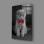 Cat Glass Wall Art - LUXARTDECO