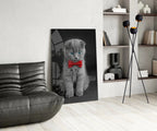 Cat Glass Wall Art - LUXARTDECO