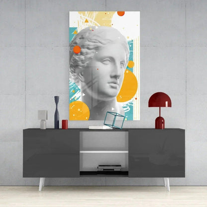 Sculpture Glass Wall Art - LUXARTDECO