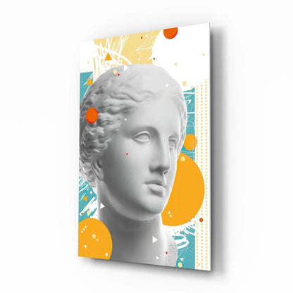 Sculpture Glass Wall Art - LUXARTDECO