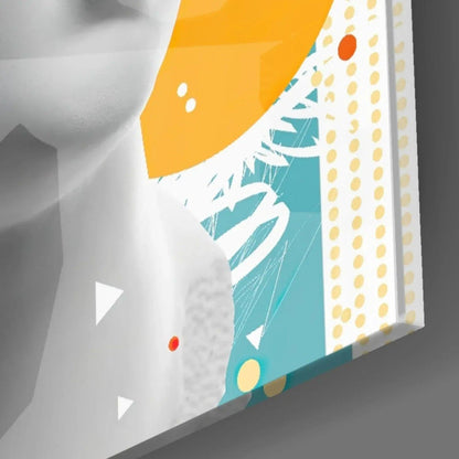 Sculpture Glass Wall Art - LUXARTDECO
