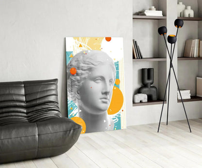 Sculpture Glass Wall Art - LUXARTDECO