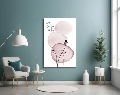La Dolce Vita Glass Wall Art - LUXARTDECO